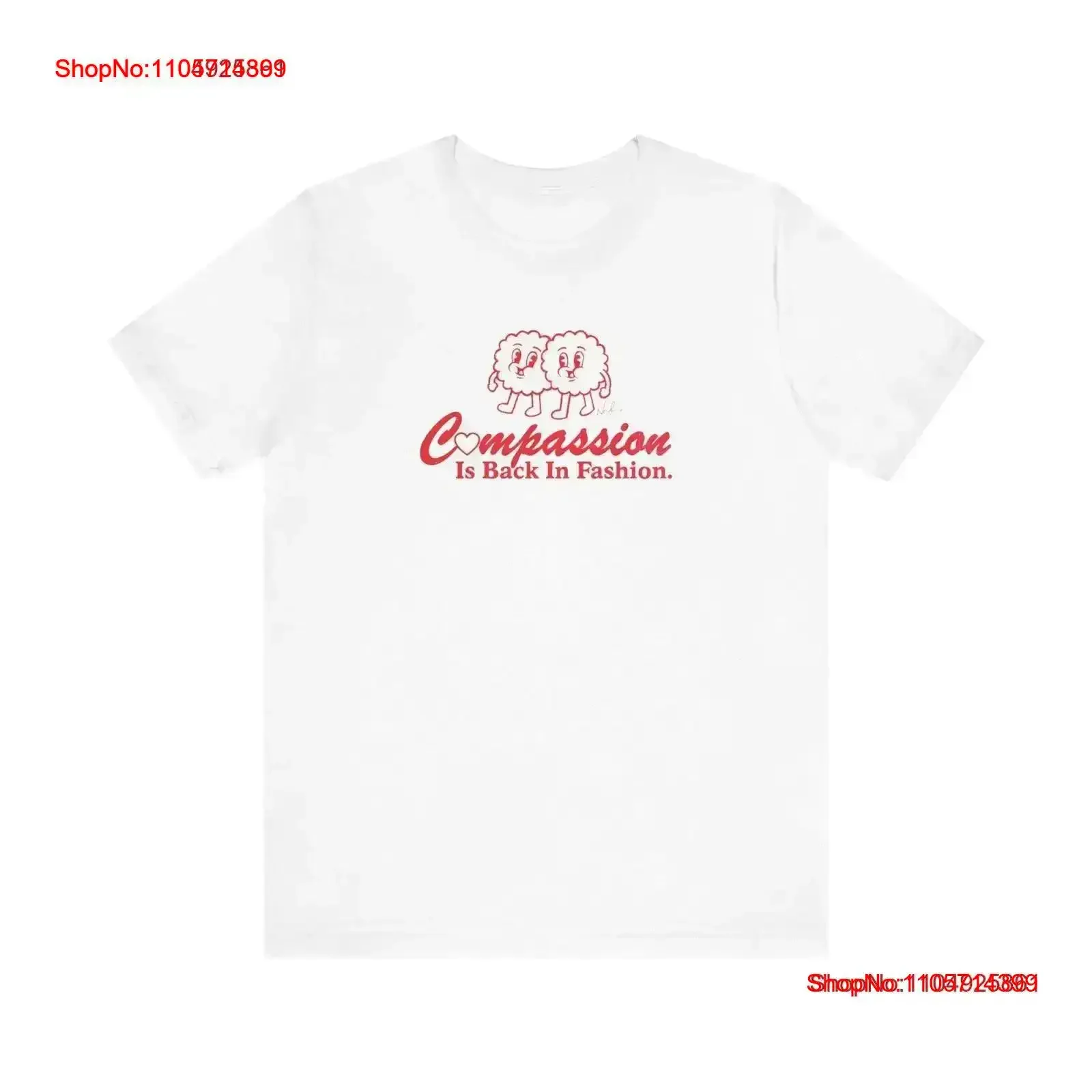 Compassion Is Back In Fashion US Jersey T Shirt vintage Washed Stretched designer clothes Top For Everyday Wear homme graphic