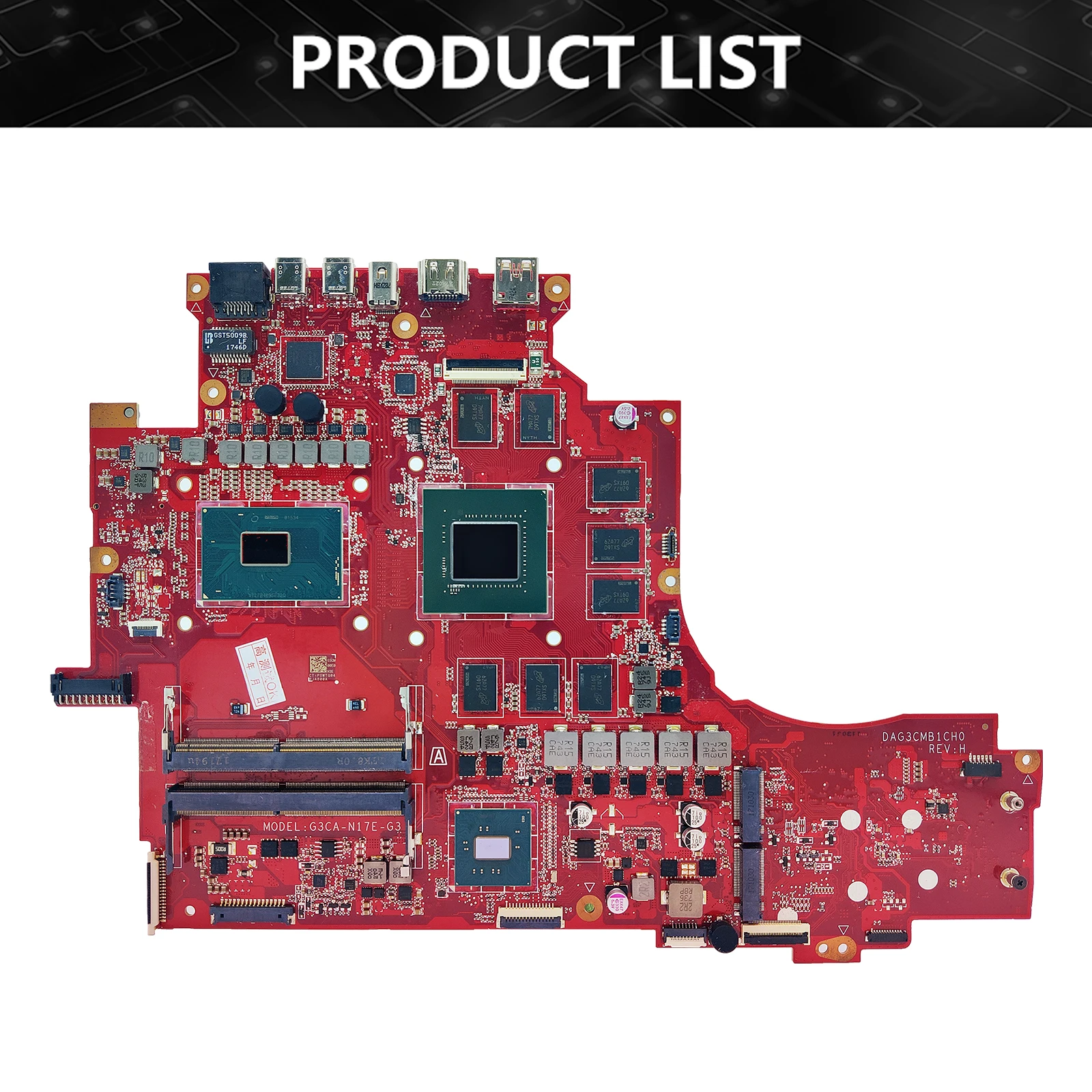 Voor HP OMEN 17-AP Laptop Moederbord DAG3CMB1CH0 REV: H W/i7-7820HK Werken En Volledig 100% Getest Omen Moederbord 100% Getest