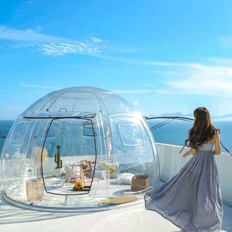 House 4th generation starry sky room, outdoor dining room, café, sunshine room, PC board transparent ball tent
