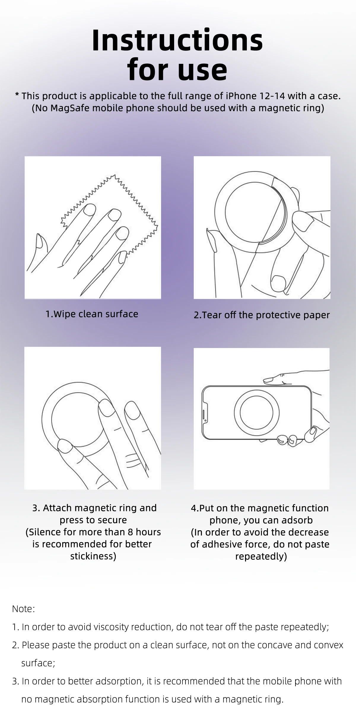 Magnetischer Ringhalter für alle Arten von Pad-Magnet-Wand-Mobil-Pad-Halterung, magnetischer Ständer für iPad – Detail 30