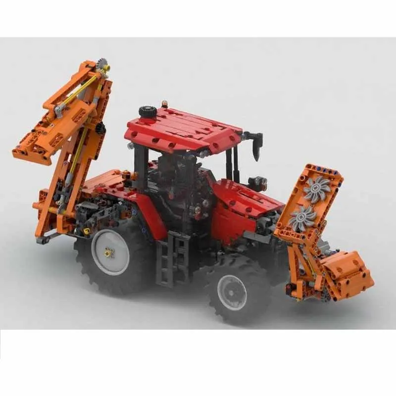Tractor Roadside Grass Cutter Kit with 415 Building Blocks Toy, Children's Birthday Gift, Christmas Gift MOC-168760 Tractor 5000