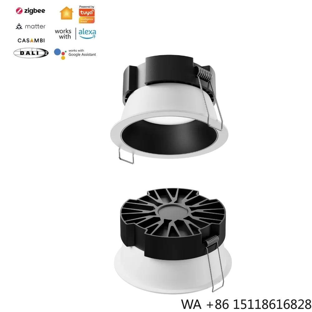Modern Design Indoor SMD LED Downlight for Dimmable Recessed Ceiling Aluminium 12W-30W Spotlight CRI 90 90 Beam Angle
