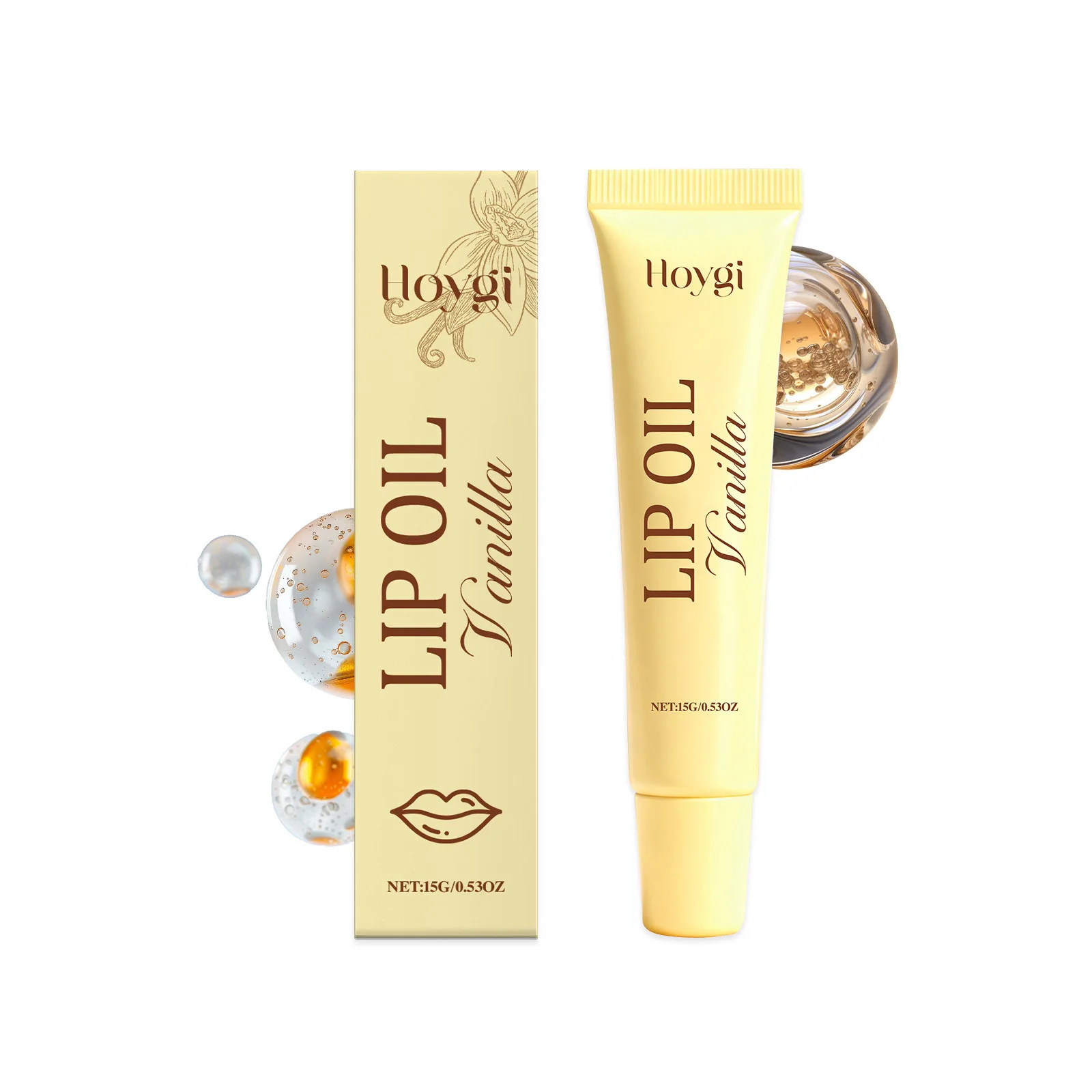 HOYGI Langanhaltend Feuchtigkeitsspendendes Lippenöl Reduziert Feine Linien Repariert Trockene Rissige Lippen Vitamin E Tiefenpflege Hydratisierende Lippenpflege