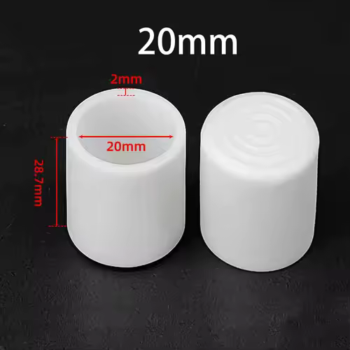 4-30Pcs PVC White Furniture Table Foot Tip Chairs Legs Pad Protector Cover Round/Square Pipe Plug Lid Tube Hole Protection Cap - Image 14
