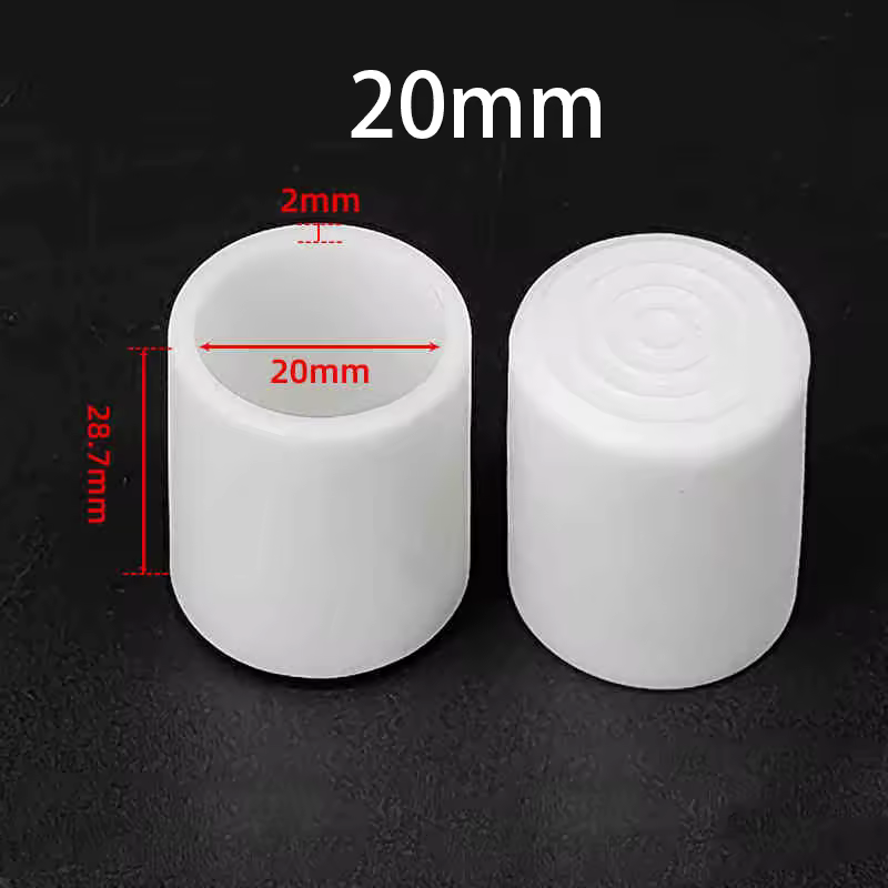 4-30Pcs PVC White Furniture Table Foot Tip Chairs Legs Pad Protector Cover Round/Square Pipe Plug Lid Tube Hole Protection Cap - Image 14