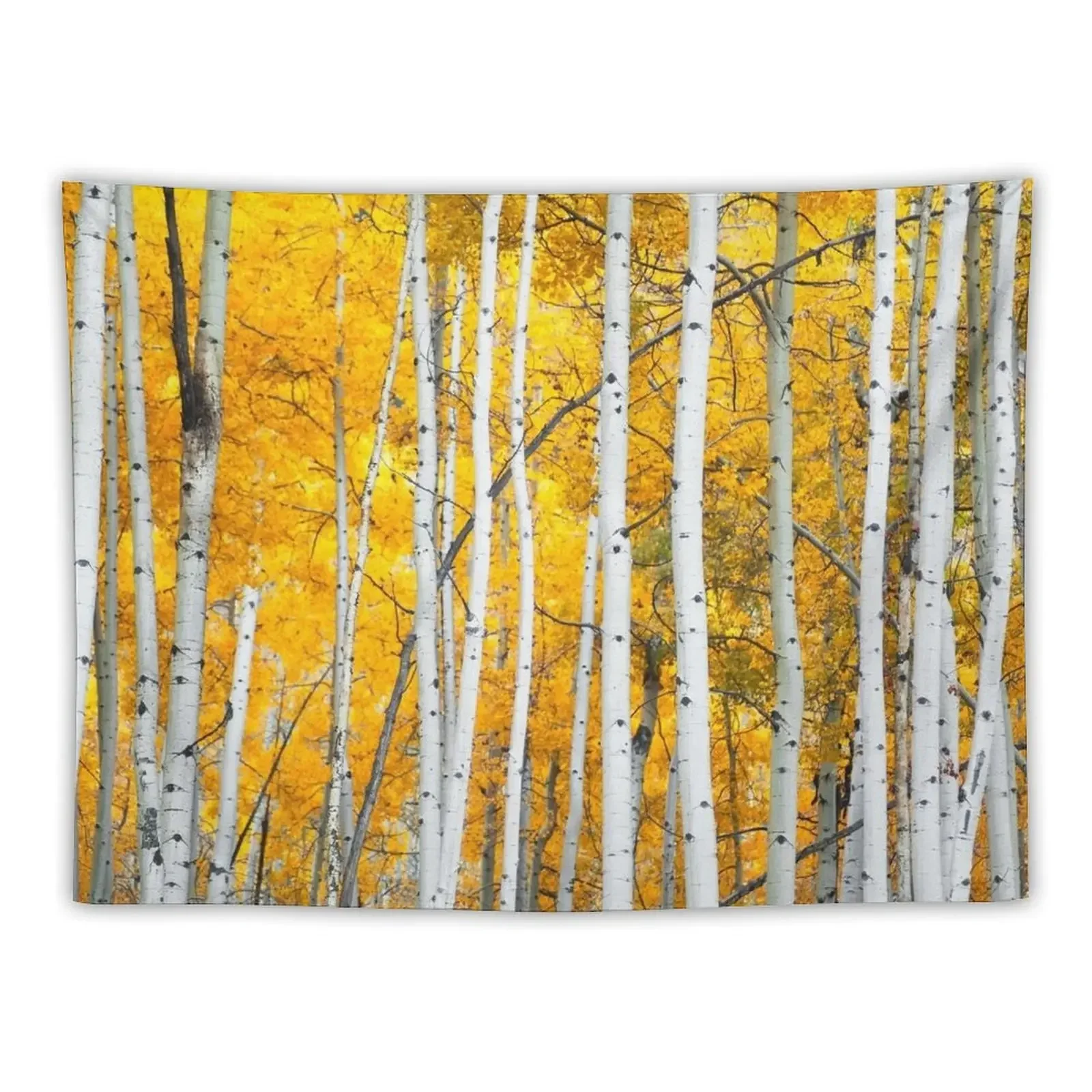 golden autumn aspens Tapestry Bedroom Decorations Decoration For Bedroom Tapestry