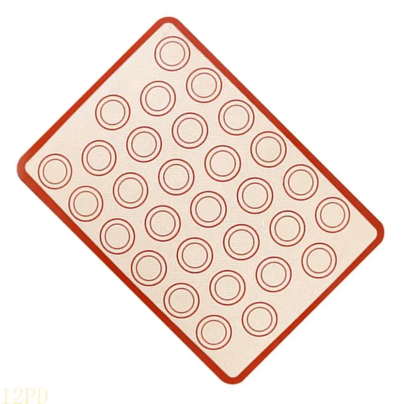 12PD Convenient Textured Silicone Baking Mat For Pastry Dough Prevents Sticking Mess Release Maintenance In Homes Bakeries