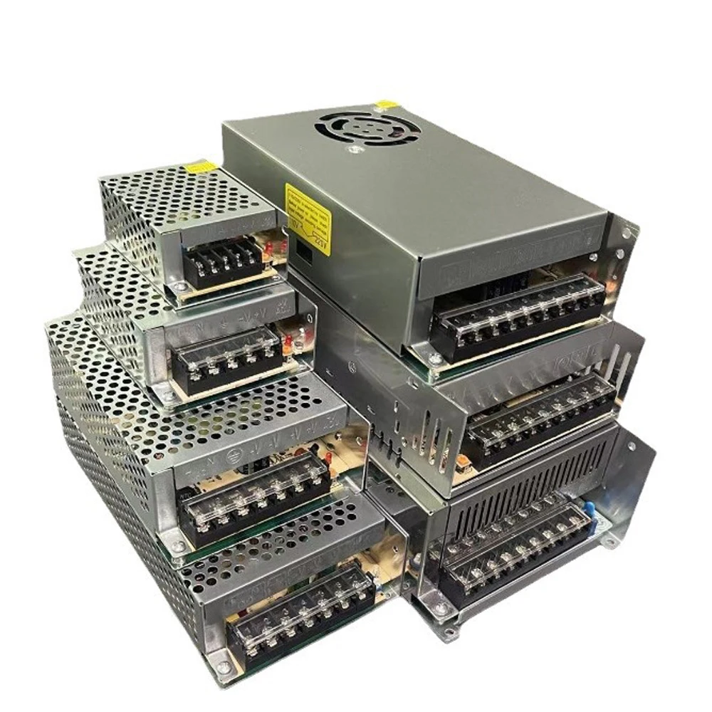 

DC 5V 12V 24V 36V 48V Power Supply High Voltage AC 220V To DC 5V 12V 24V 36V 48V Switching Power Supplies 500W 600W 10W - 1200W