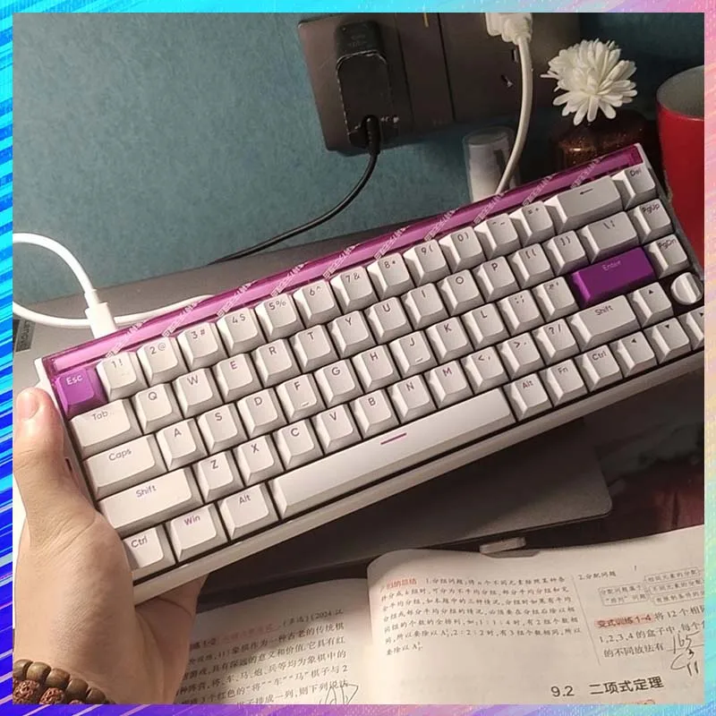 

Механическая игровая клавиатура BOOM68 E-Sports с тремя режимами подключения (2.4G+BT+проводной), 8K RT0.01мс, RGB-подсветка, для офиса и игр, настраиваемая, подарок