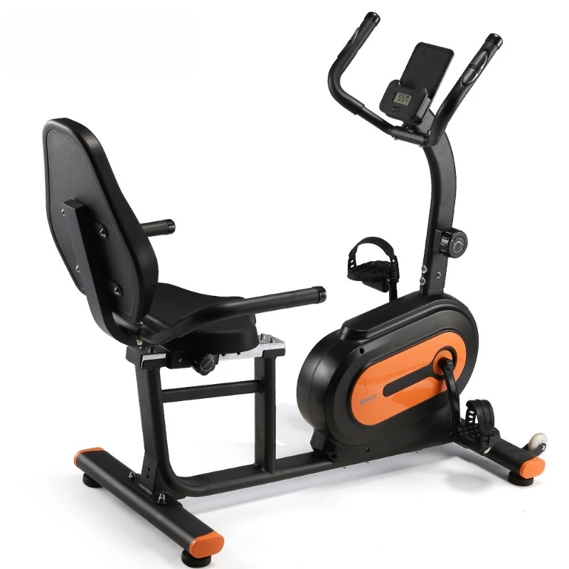 Wholesale Recumbent Magnetic Stationary Bike Lazy Indoor Cycling Trainer Household Full Body Fitness Workout Equipment