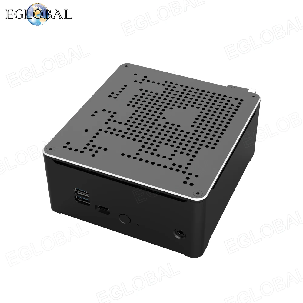 Imagem -04 - Eglobal-gaming Mini pc Computador Desktop Intel Xeon E2286m 32g Ram 2tb Nvme Ssd Hdmi 2.0 Tipo-c dp 2rj45 Lan