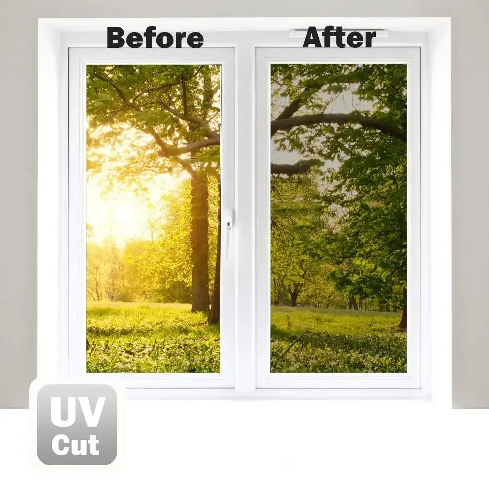 300CM Long One Way Mirrored Window Film Solar Reflective Drop-Shipping glass sticker Silver Layer Home Building Decor Tint Films