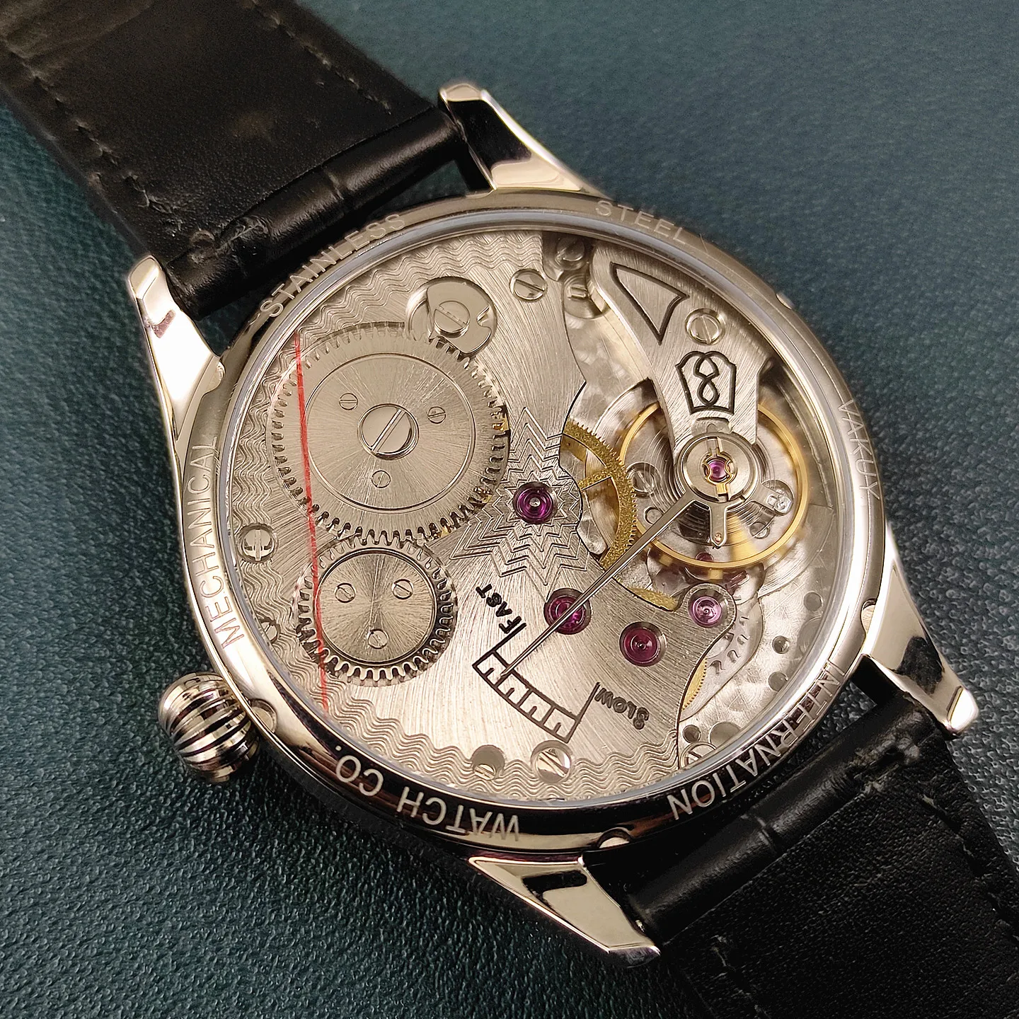 Vakuy Manual Watch 40mm, Vintage Business, Seagull ST3621 Movt, Jones Sword Hands, Roman Dial, Bubble Crystal