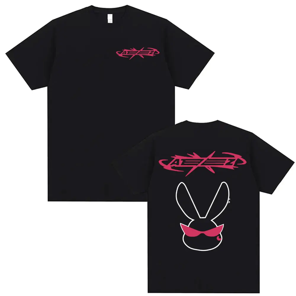 Korean Ateez Album World Tour T-shirt Men Women's Clothing Kpop Fashion Hip Hop T-shirts Casual Cotton Short Sleeve T Shirt Tops