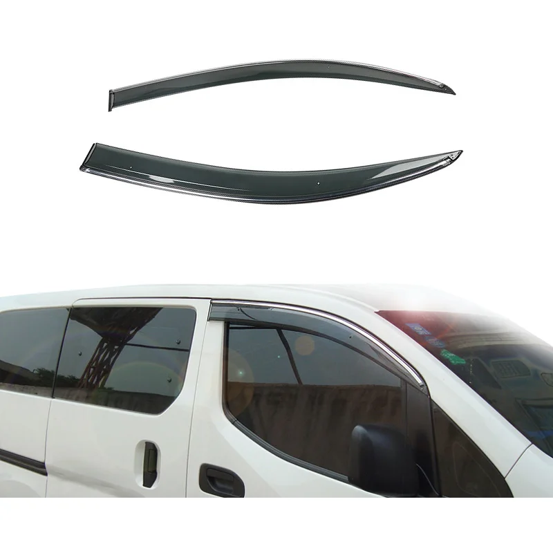 

For Nissan NV200 Window Visors Car Rain Guards Wind Deflectors Sun Vent Shade Auto Exterior Accessories