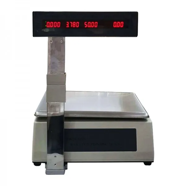 Supermarket Electronic Pricing Scale 15kg/ 30kg Label Printing Weighing Scale