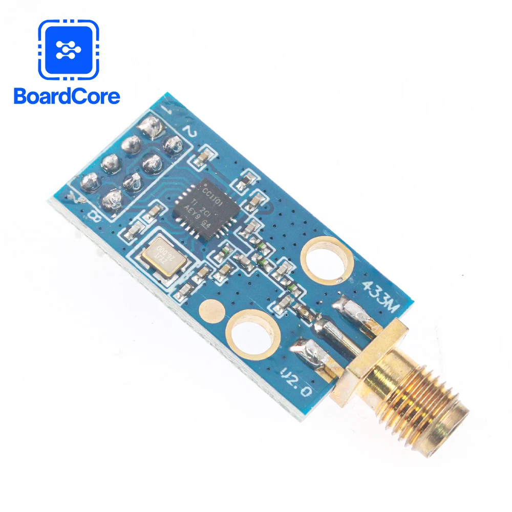 1 комплект беспроводного модуля CC1101 433 МГц с антенной SMA, модуль беспроводного приемопередатчика