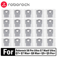 Roborock S8 S8 Pro Ultra S8+ S8 Plus S7 Maxv Ultra S7 Pro Ultra Q8 Max Plus Q7 Max Robot Vacuum Dust Bags Accessories