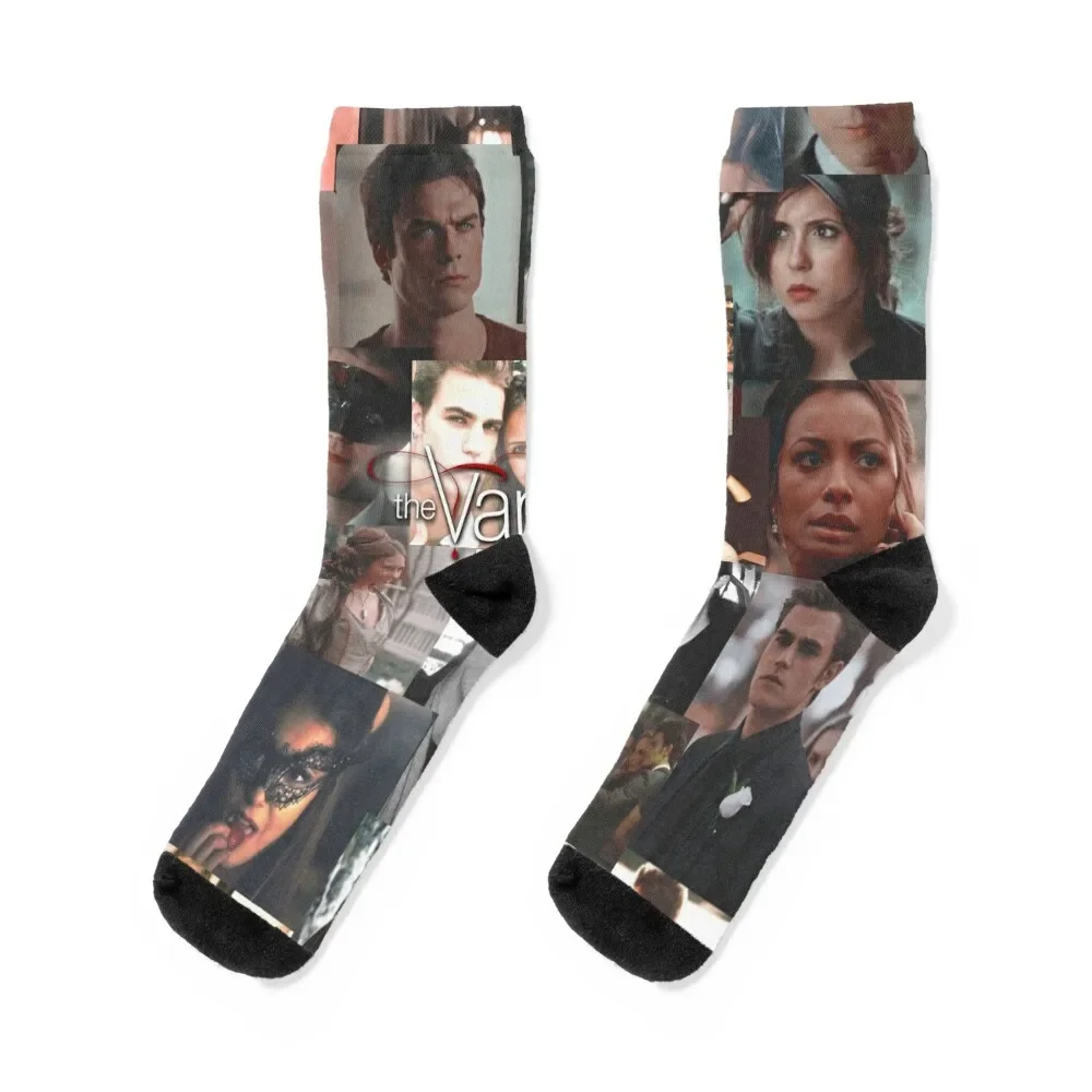 

TVD Photo Collage Socks sport set New year's Male Socks Women's