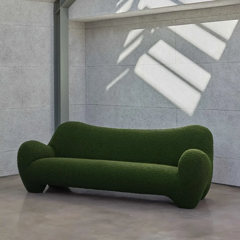 Fabric combination sofa set multi-person reception sofa