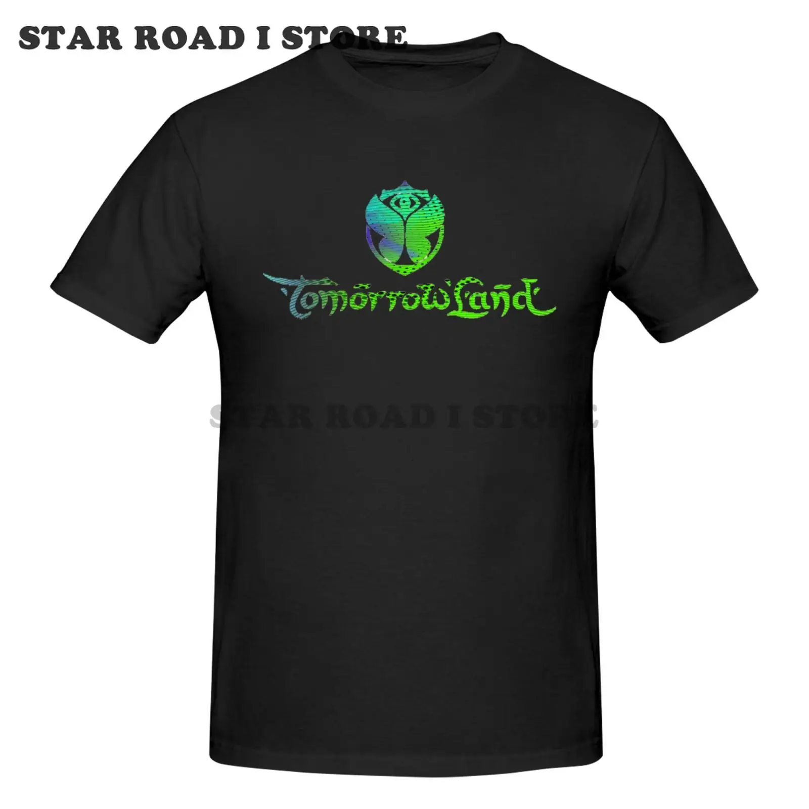 T-Shirt TomorrowLand Electronic Music Festival 100 Cotton T-Shirts Gold Logo Tee Shirt for Men's Beach Y2K Short Sleeve Clothing