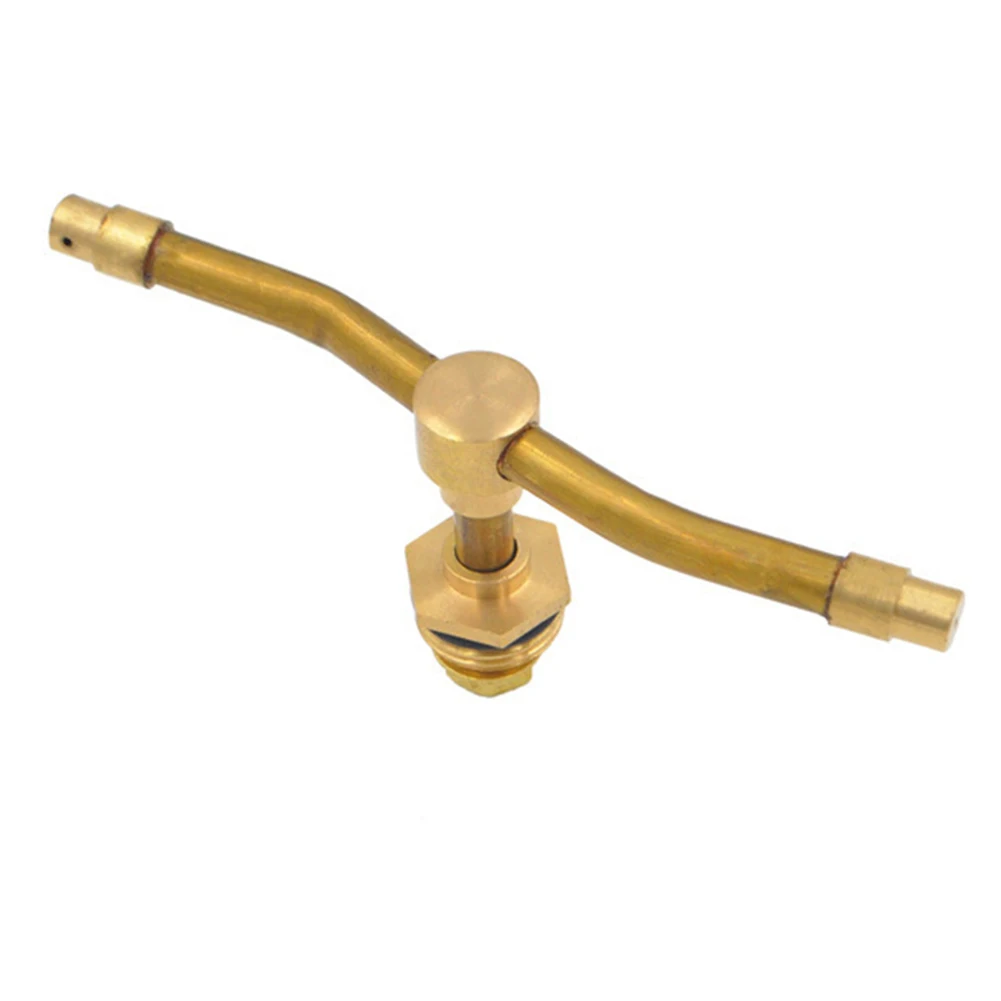 2 Arms 360 Degree Brass Rotating Sprinkler For Agriculture Garden Watering Irrigation System Lawn Care Accessories