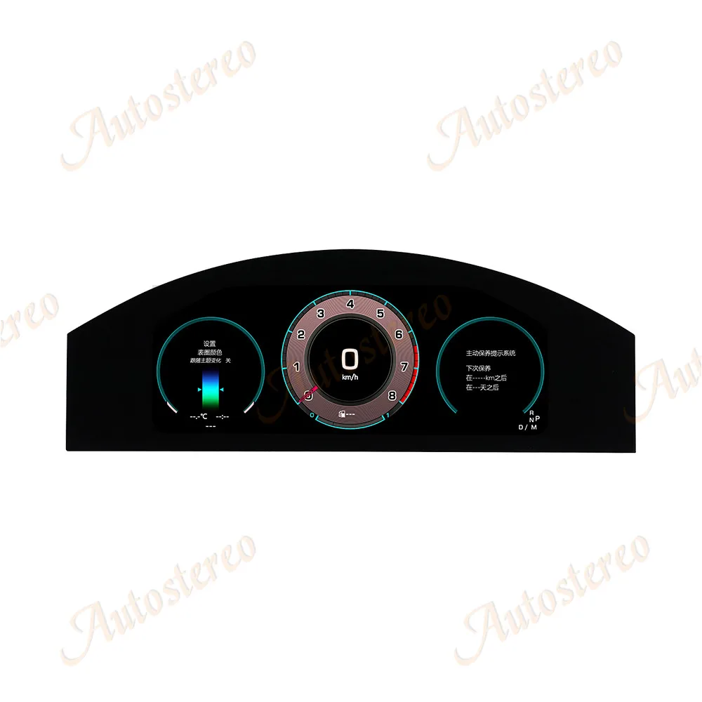 Car Digital Cluster for Volkswagen VW Phaeton LCD Instrument Odometer Screen Panel Car Multimedia Player Speed Meter Dashboard