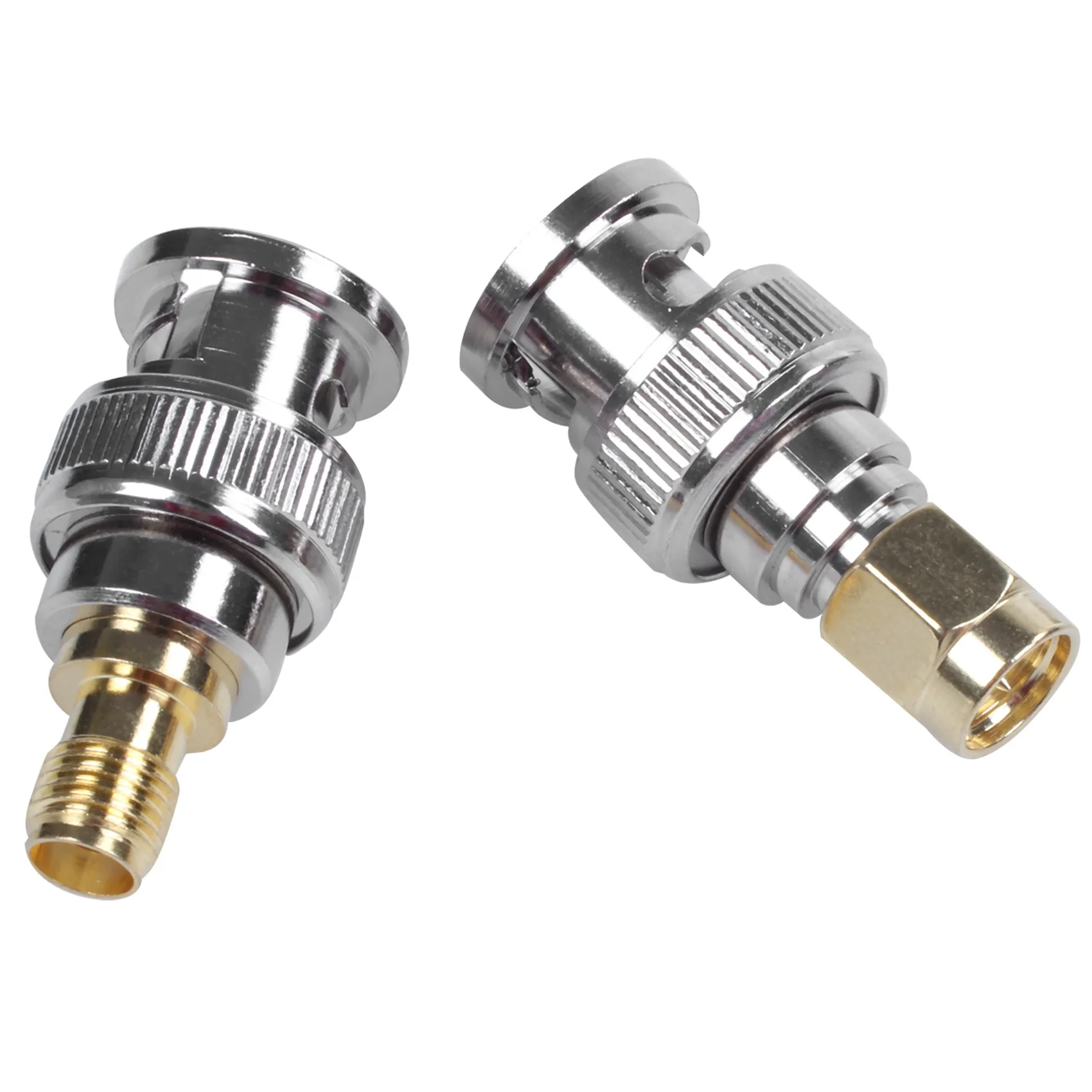 

ABJI-SMA To BNC Kits RF Coaxial Adapter Male Female Coax Connector 12 Pieces