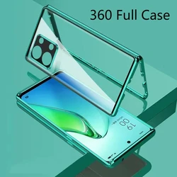 360 양면 자기 흡착 강화 유리 보호 커버, OnePlus Nord 3 5G 용 풀 케이스, One Plus Nord3 ACE 2V 용