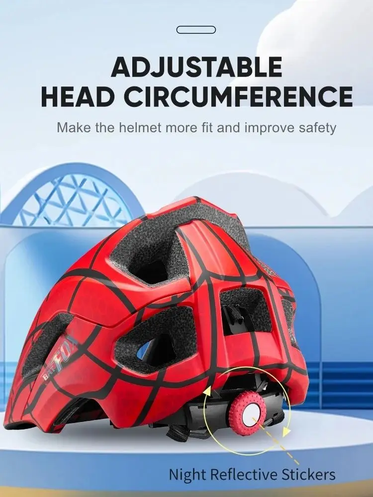 AliExpress BATFOX Children Full Face Bike Cycling Helmet Adjustable Skating Kids Safty Electric scooter Helmet Suitable For 5-10 Years