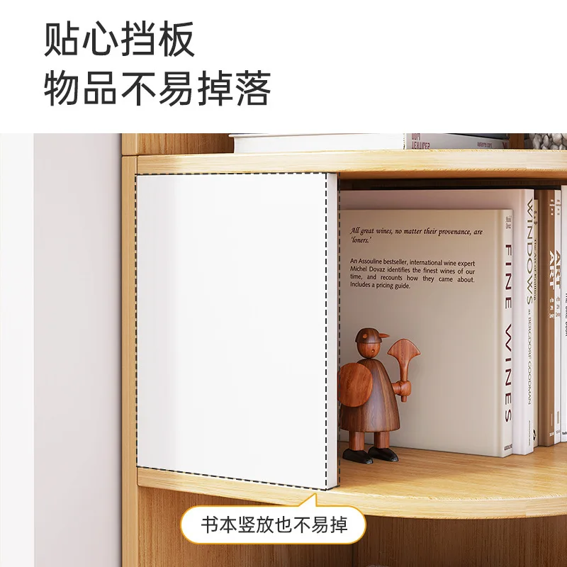 Bookshelf Simple Home Study Corner Shelf Multi-layer Floor Corner Storage Cabinet Living Room Bedroom