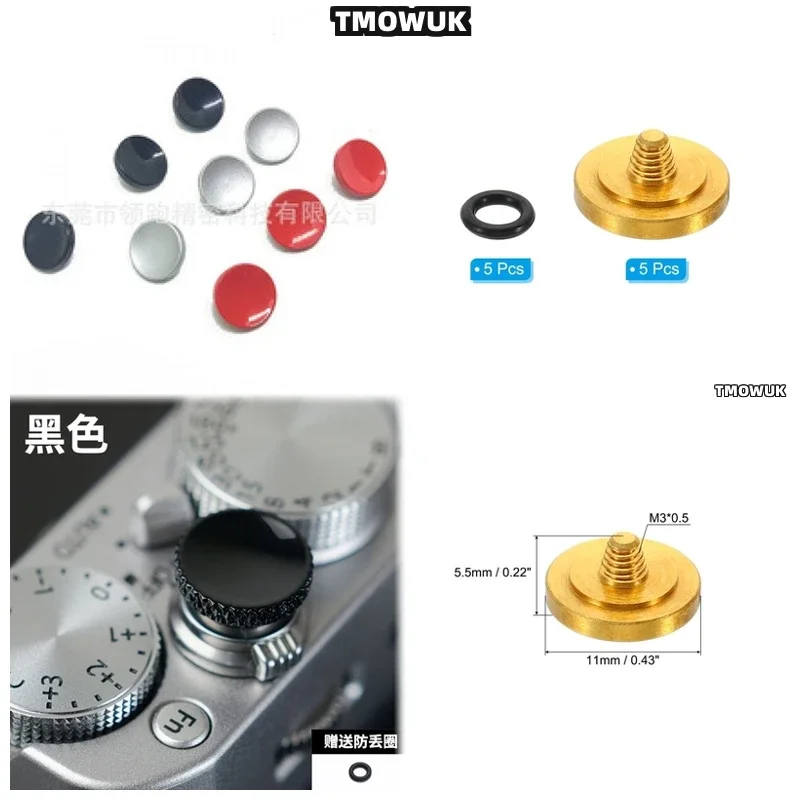 

For Sony RX10 II III IV A7M2 M2 M3 M4 M5 A6000 Top - Rated Concave Shutter Release Button Parts