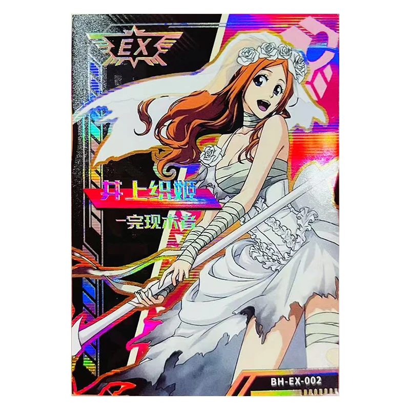 Anime BLEACH Rare SZ GR SGR UR CP QR EX XR SSR Collectible Cards Kurosaki Ichigo Inoue Orihime Toys for boys Birthday Present