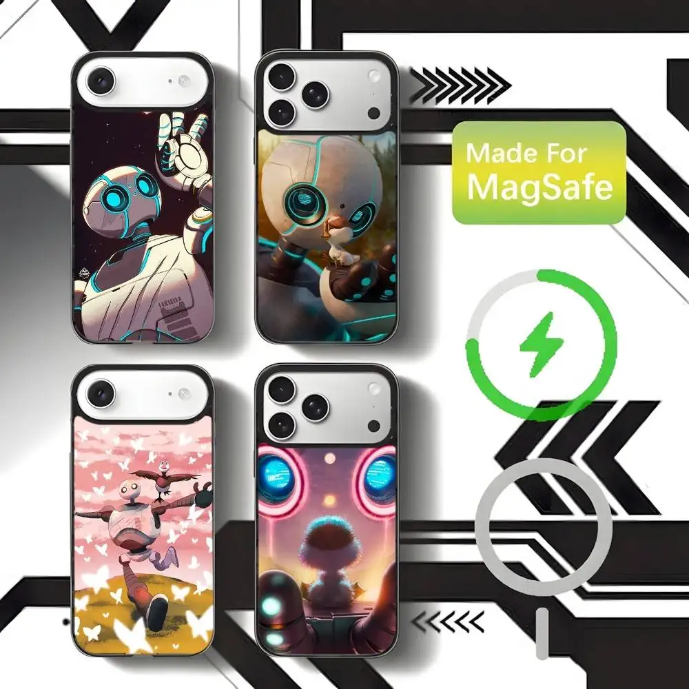 

The W-WildS R-RobotS Phone Case For iPhone 17,16,15,14,13,12,11,Pro,Max,Plus,Mini,SE4,E Magnetic Magsafe Wireless Charging