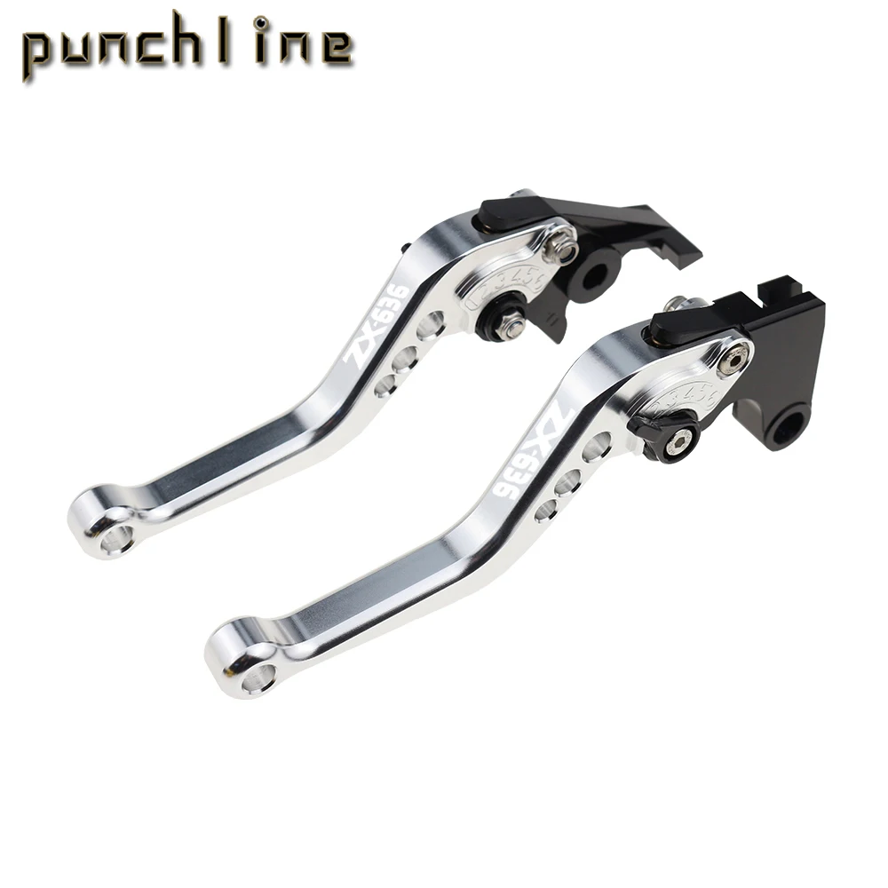 Fit For ZX-6R ZX-636 2019-2022 ZX-636 ZX636 ZX 636 Motorcycle CNC Accessories Short Brake Clutch Levers Adjustable Handle Set - Image 2