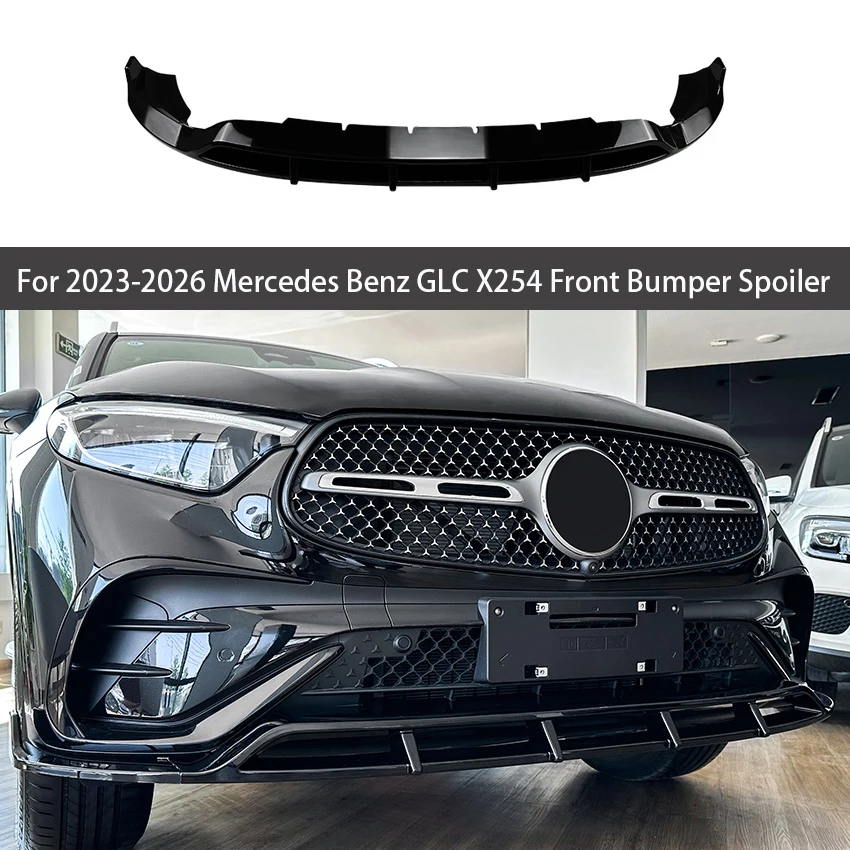 

Для Mercedes-Benz GLC-Класса X254 GLC260 GLC300 (2023-2026) — Накладка-сплиттер на передний бампер, аксессуары для тюнинга