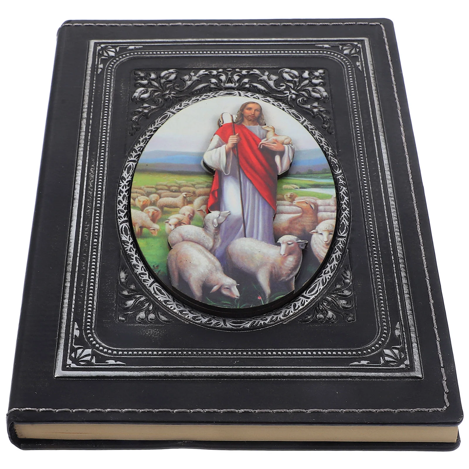 Bible Notebook Notepad Decorative Scrapbook Hardcover Student Christian Journals for Writing