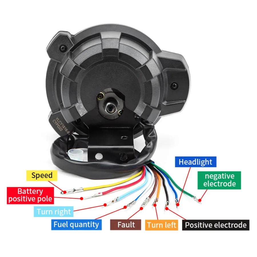 Motorcycle Modified Accessories Multi-Function LCD Meter Digital Instrumentation Odometer Tachometer Gauge Speedometer for BWS