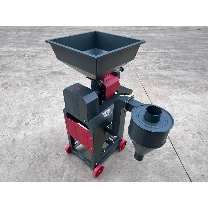 Rice milling machine with motor, processing capacity 150 kg/h, power 2.2-3 KW, easy to operate