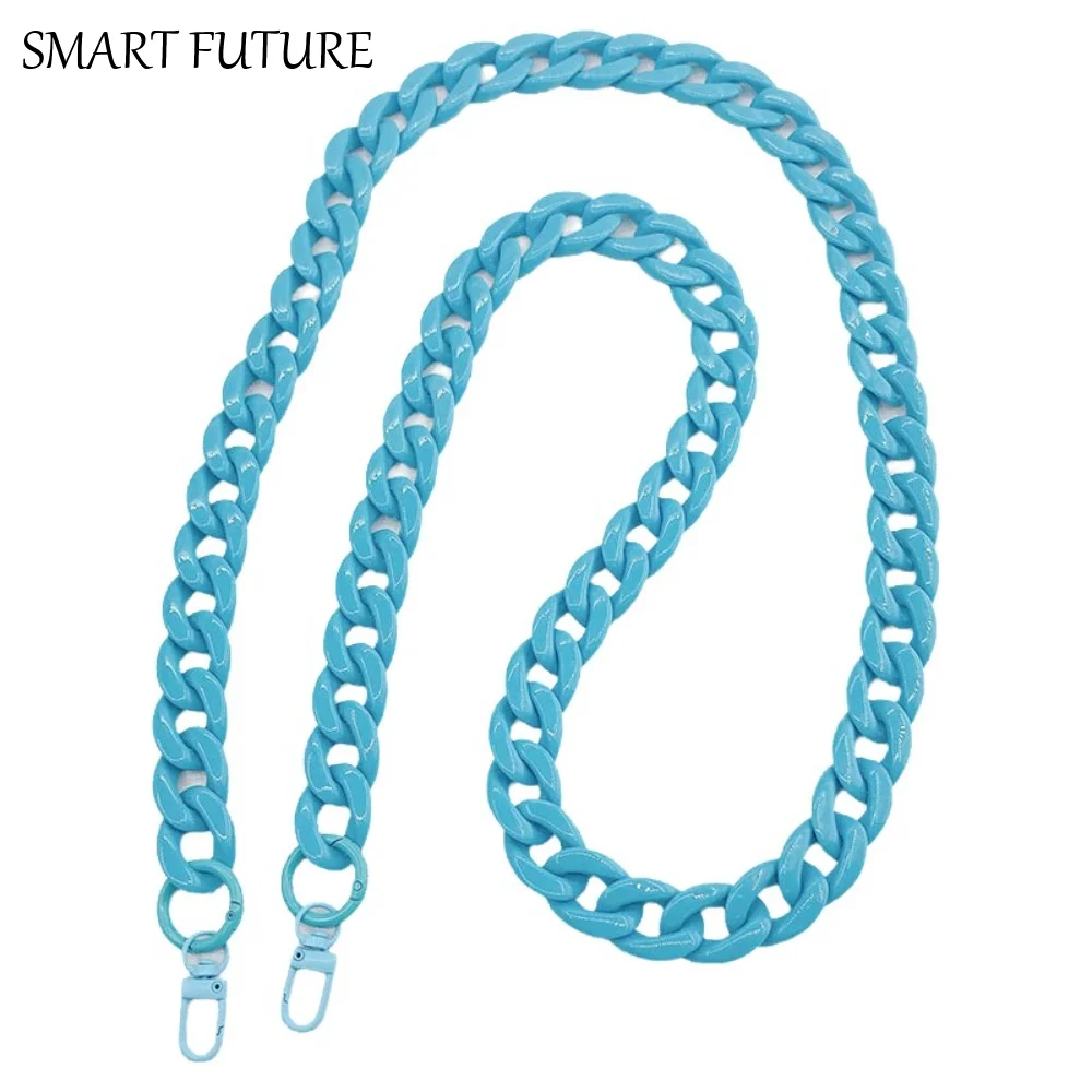 

Vintage Acrylic Phone Chain Anti-Slip Wide Design Portable Phone Strap Bright Color Colored Acrylic Crossbody Lanyard For Women