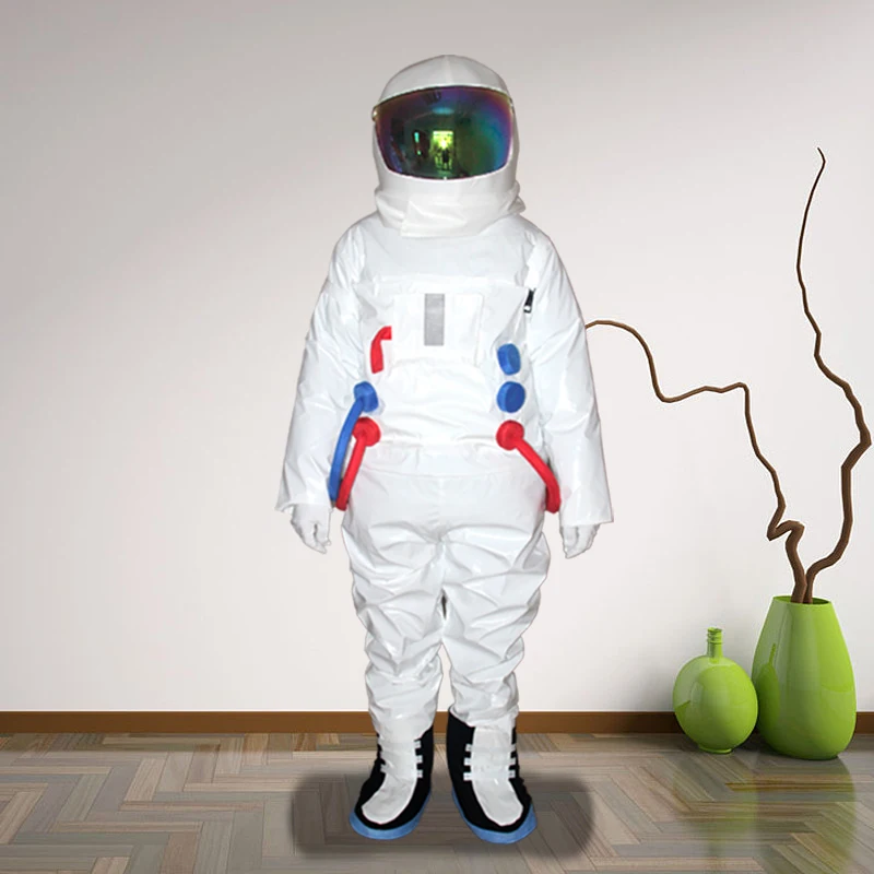 Space Astronaut Cosplay Mascot Costume Child Boy and Girls Birthday Gift Adult Fancy Dress Party Wedding Advertising Shows Props