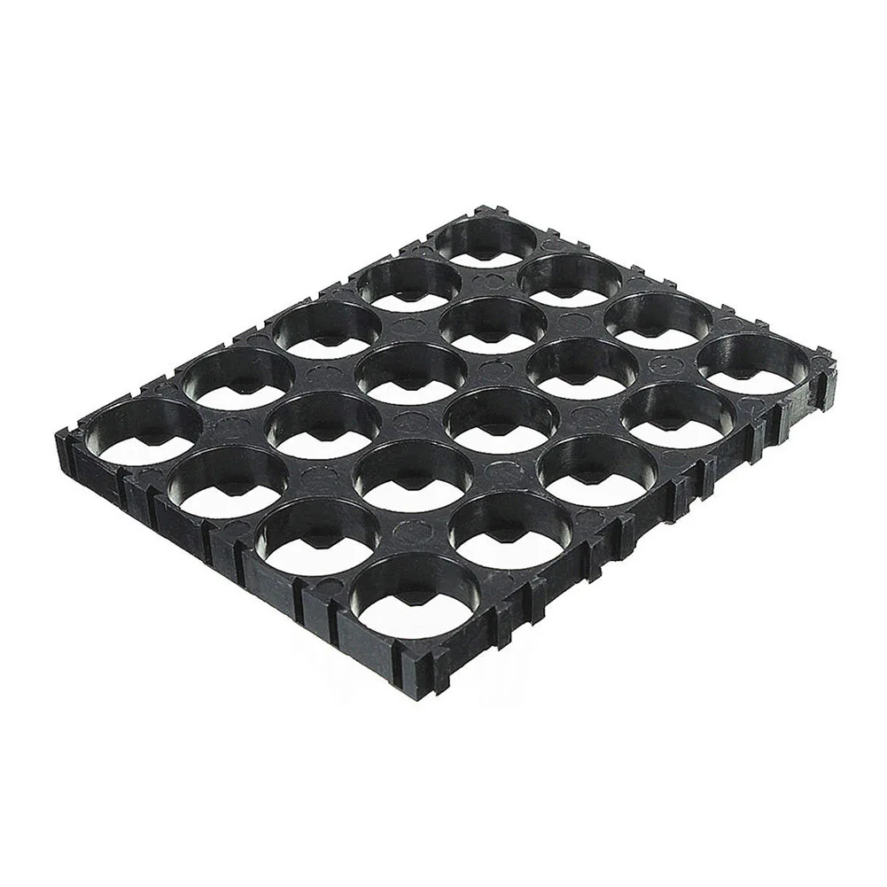 10/20/30/40/50Pcs 4x5 Cell 18650 Batteries Spacer Holders Radiating Shell Plastic Bracket Organizer Power Bank Case 18650