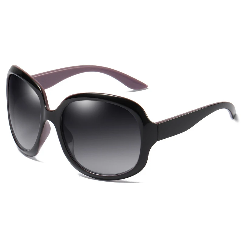Vintage Oversized Polarized Round Sunglasses for Women - Image 3