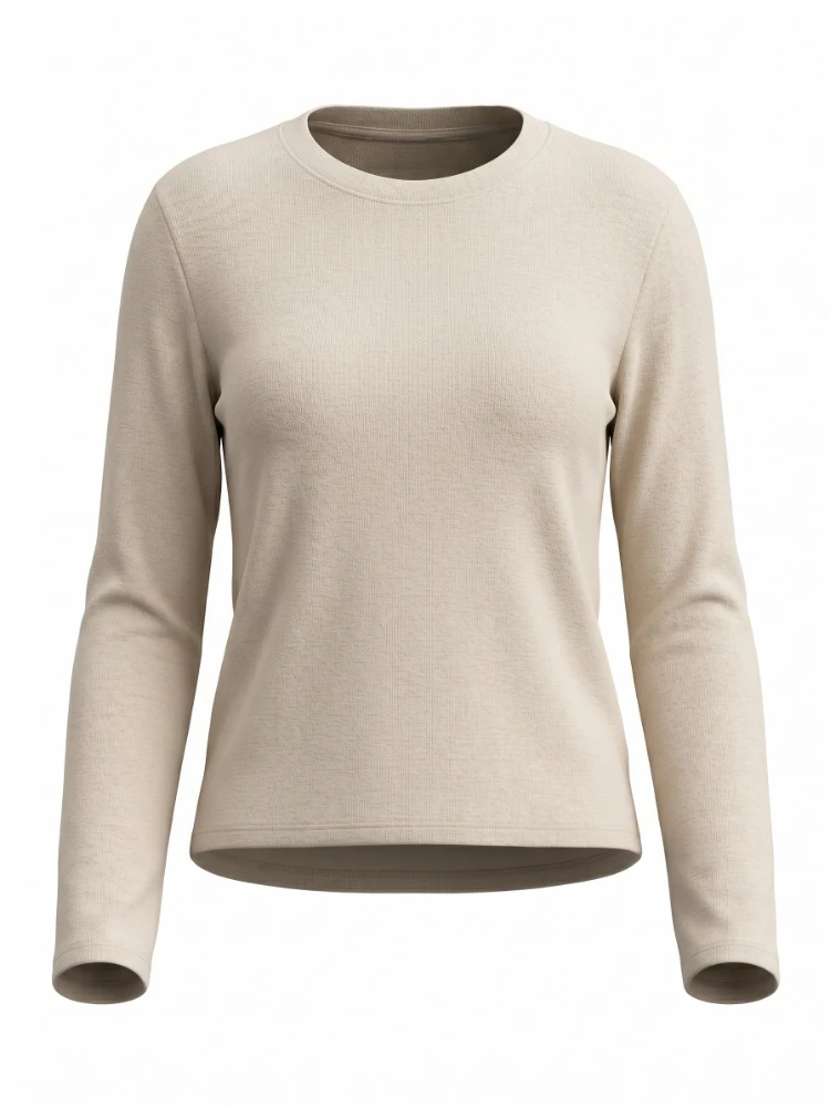 Thin Sun Protection Loose Casual Women's T-Shirt 2026 Summer New Ice Silk Solid Color Long Sleeve Top Sesy See-through Tees