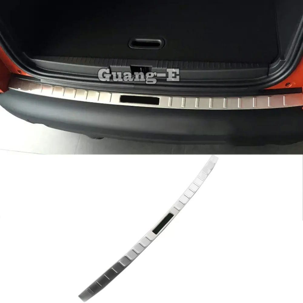 

Car Stainless Steel External Outside Rear Back Bumper Trim Plate Frame Threshold Pedal For Renault Captur 2015 2016 2017 2018