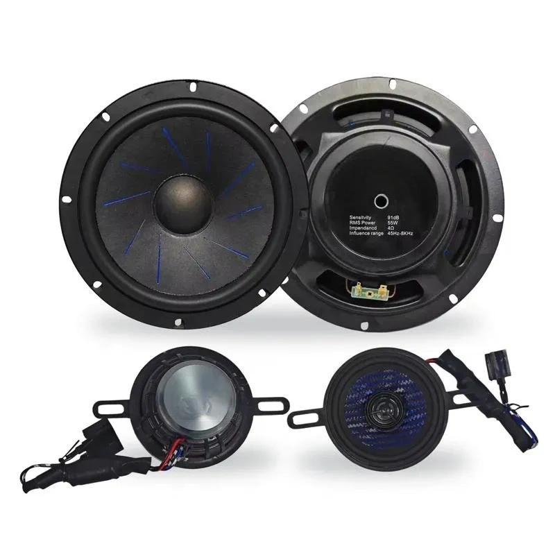 3 Inch Point Source with 8 Inch Woofer 3 Way Component Speaker, Low Distortion Clear Vocals for Car Stereo System Refit