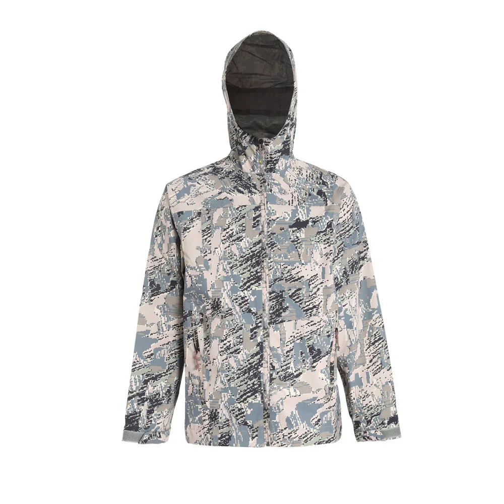 Herren Jagd-Regenmantel Dew Point Jacke Tarnmuster Angeln Jagdbekleidung – Detail 9