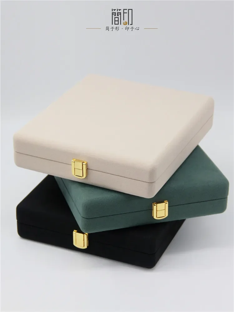 

Новая высококачественная шкатулка для драгоценностей из суперволокна, круглая шкатулка для ожерелья с жемчугом, коробка для демонстрации ожерелья с подвеской, подарочная упаковка для ювелирных изделий