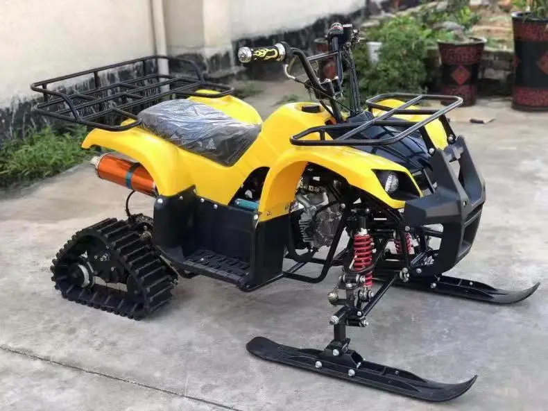 Factory snow scooter Adult use gas snowmobile 125cc 150cc 200cc Chinese  kids quad bike off road