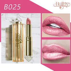12 Colors Magic Pink Glitter Lipstick Matte Gliter Shimmer Super Finish Matte Velvet Waterproof Glitter Lipsticks